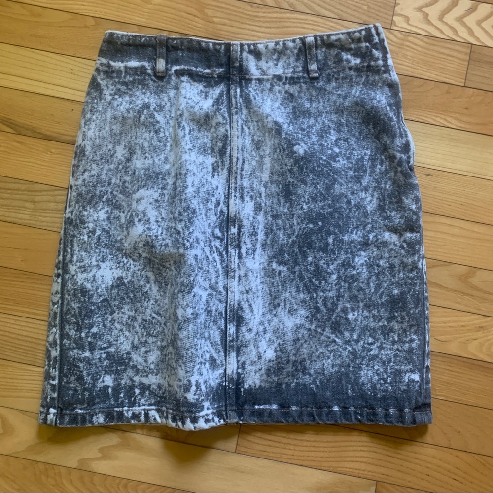 Vintage Acid Wash Denim Skirt Limited Express Size 11